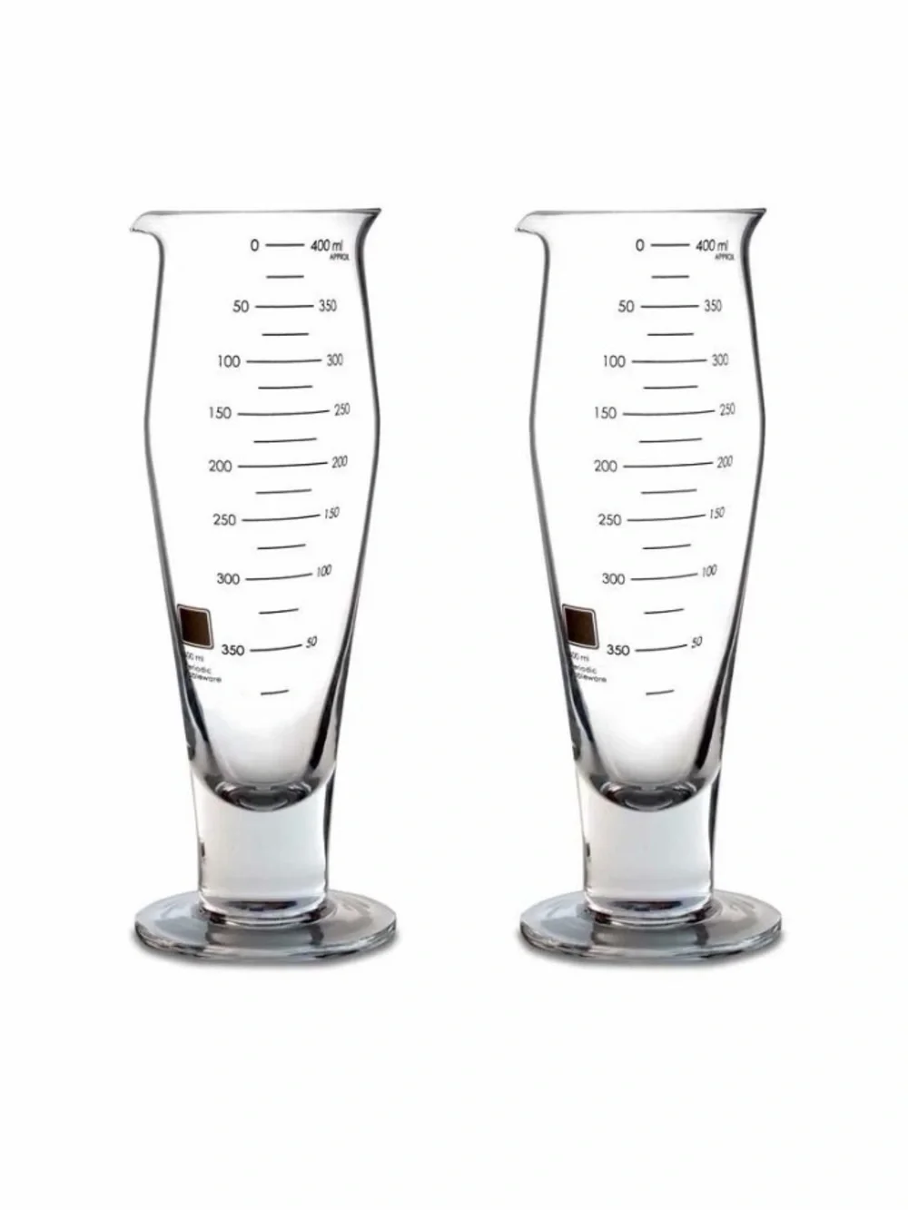 Laboratory Beaker Pilsner Glasses - Set of 2